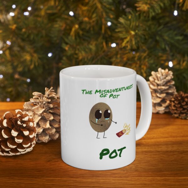 Pot - Ceramic Mug 11oz - White - Image 9