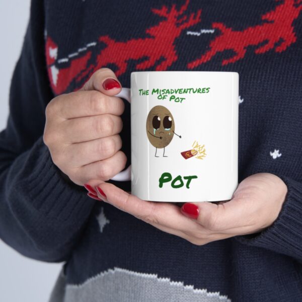 Pot - Ceramic Mug 11oz - White - Image 11