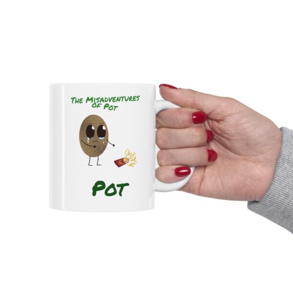 Pot - Ceramic Mug 11oz - White - Image 12