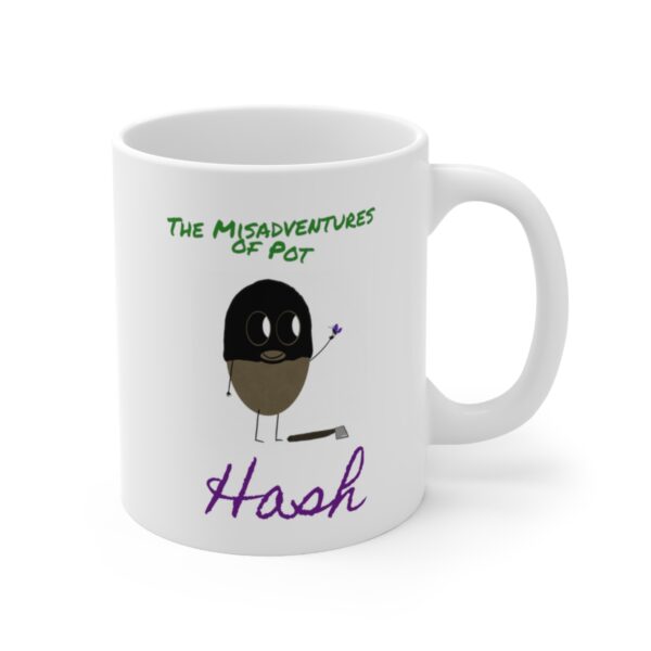 Hash - Ceramic Mug 11oz - White - Image 3