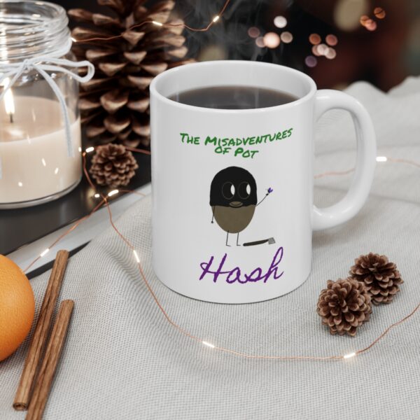 Hash - Ceramic Mug 11oz - White - Image 4