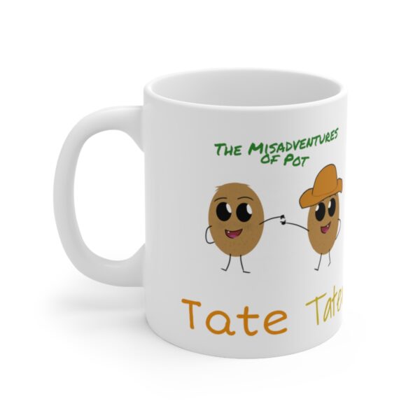 Tate & Tater - Ceramic Mug 11oz - White