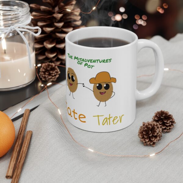 Tate & Tater - Ceramic Mug 11oz - White - Image 4