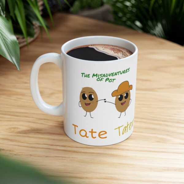 Tate & Tater - Ceramic Mug 11oz - White - Image 8