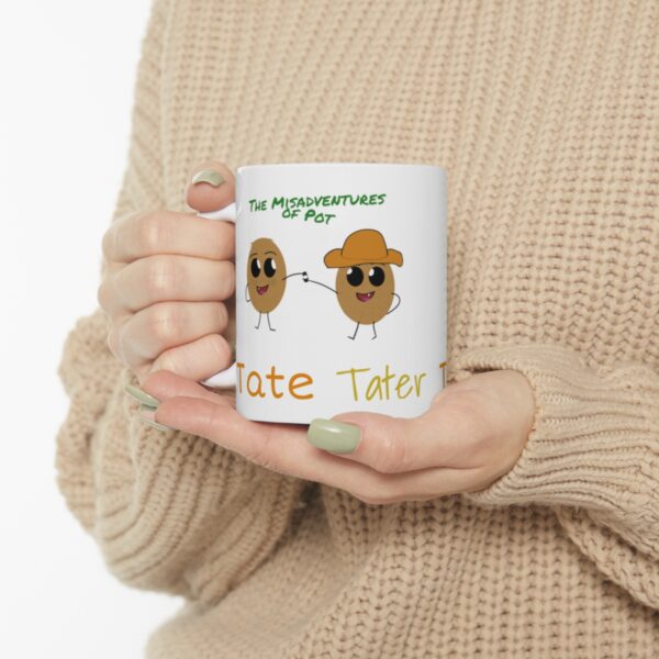 Tate & Tater - Ceramic Mug 11oz - White - Image 10