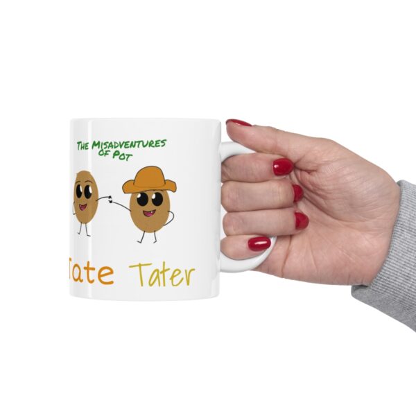 Tate & Tater - Ceramic Mug 11oz - White - Image 12