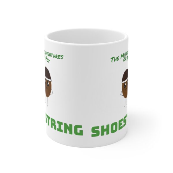 Shoestring - Ceramic Mug 11oz - White - Image 2