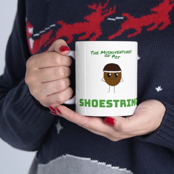 Shoestring - Ceramic Mug 11oz - White - Image 11