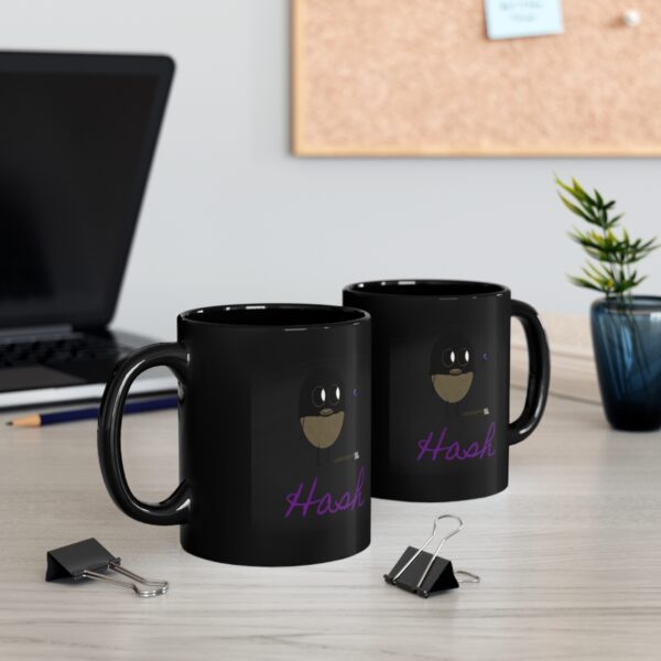 Hash - 11oz - Black Mug - Image 5