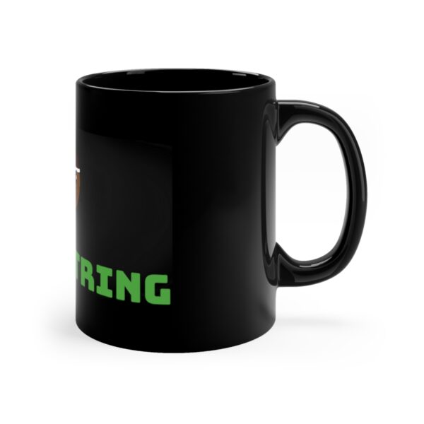 Shoestring - 11oz - Black Mug - Image 3