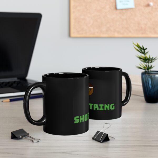 Shoestring - 11oz - Black Mug - Image 5