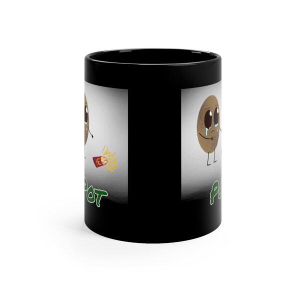 Pot - WacDonald's 11oz - Black Mug - Image 2