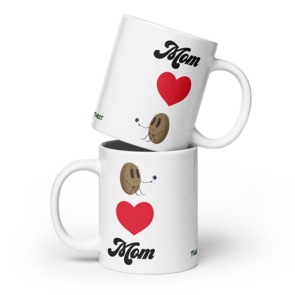 Mom Hearts Pot Mug