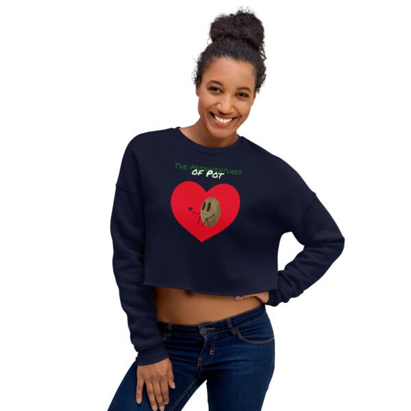 Love Pot Crop Sweatshirt - Image 3