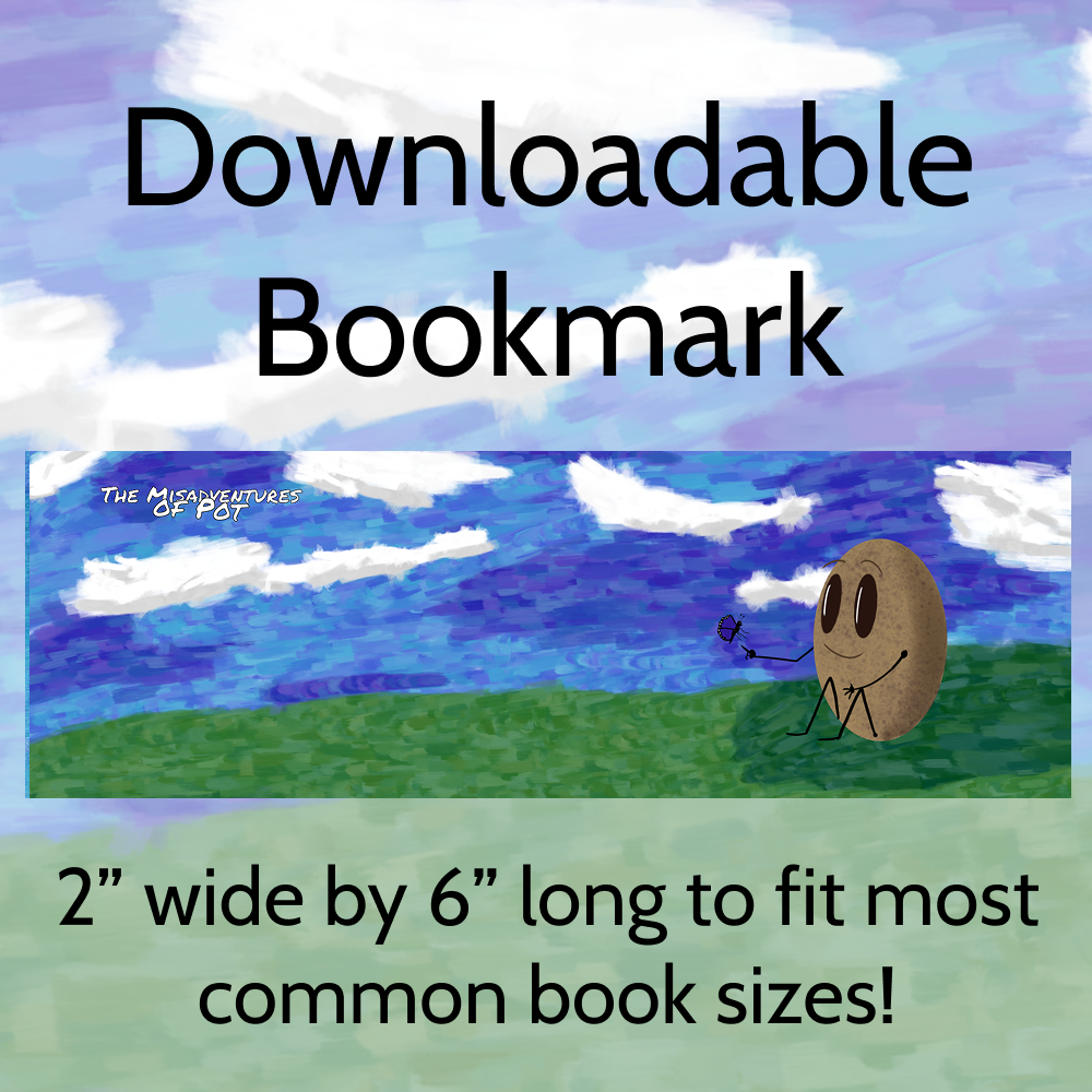 Pot landscape painting bookmark thumbnail image
